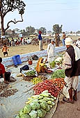 Khajuraho village - the market 